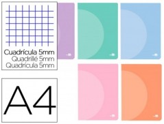 CADERNO AGRAFADO LIDERPAPEL 360 CAPA DE PLASTICO DIN A4 48 F