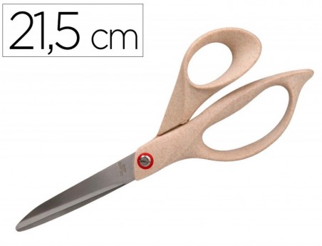 TESOURA DE ESCRITORIO LIDERPAPEL ACO INOXIDAVEL CABO ECO MAT