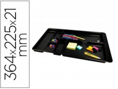 BANDEJA ORGANIZADORA Q-CONNECT DE GAVETAS COR PRETO 364X225X