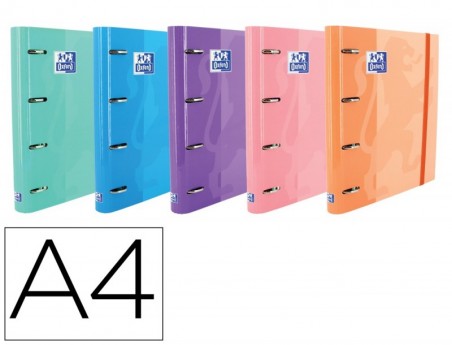 PASTA COM RECARGA OXFORD EUROPEANBINDER CLASSIC 4 ANEIS 35 M