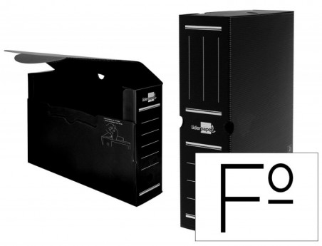 5un CAIXA DE ARQUIVO DEFINITIVO LIDERPAPEL EM POLIPROPILENO