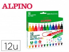 ROTULADOR ALPINO STAMPER DUO CAJA DE 12 UNIDADES COLORES SUR