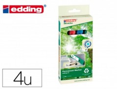 MARCADOR EDDING 21 MARCADOR PERMANENTE ECOLINE 90% RECICLADO
