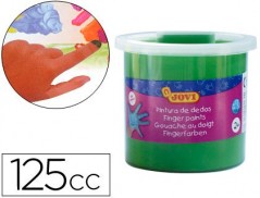 5un ESTOJO JOVI PINTURA A DEDOS 125 CC VERDE OPACO
