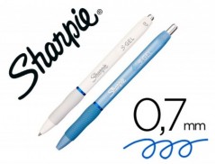 12un ESFEROGRAFICA SHARPIE FASHION RETRATIL TINTA GEL AZUL 0