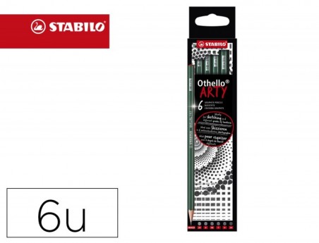 LAPIS DE GRAFITE STABILO OTHELLO ARTY LINE ESTOJO CARTAO DE