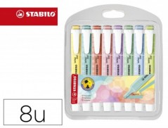 MARCADOR FLUORESCENTE STABILO SWING COOL PASTEL ESTOJO DE 8