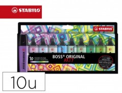 MARCADOR FLUORESCENTE STABILO BOSS 70 ARTY LINE CORES FRIOS