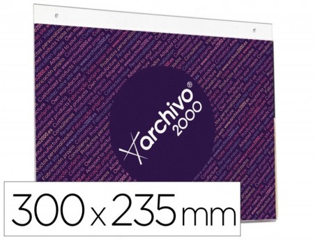 EXPOSITOR DE PAREDE ARCHIVO 2000 COM FUROS ULTRA TRANSPARENT