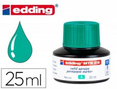 TINTA MARCADOR EDDING MTK-25 COM SISTEMA CAPILAR COR VERDE F