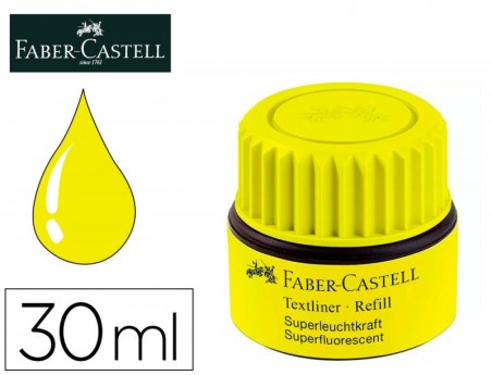 TINTA MARCADOR FABER CASTELL FLUORESCENTE 1549 COM SISTEMA C