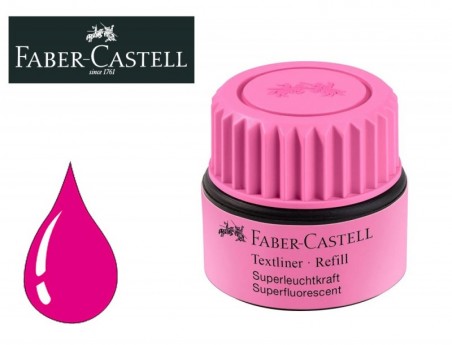 TINTA MARCADOR FABER CASTELL FLUORESCENTE 1549 COM SISTEMA C