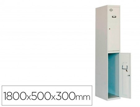 CACIFO METALICO SIMONLOCKER 2 PORTAS COM FECHADURA RESPIRO E