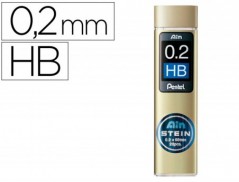 10un MINAS PENTEL AIN STEIN 0.2 HB ESTOJO COM 20 UNIDADES