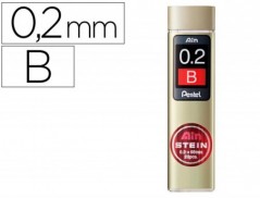 10un MINAS PENTEL AIN STEIN 0.2 B ESTOJO COM 20 UNIDADES