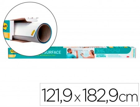 QUADRO BRANCO POST-IT SUPER STICKY FLEX ROLO ADESIVO REMOVIV