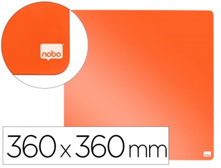 QUADRO NOBO MAGNETICO PARA A CASA COR LARANJA 360X360 MM