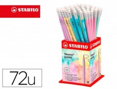 LAPIS DE GRAFITE STABILO SWANO COM BORRACHA MINA 2,2 MM DURE