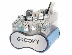 EXPOSITOR GROOVY DE SECRETARIA 62 PECAS SORTIDAS