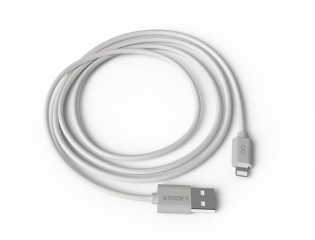 CABO GROOVY USB 2.0 A APPLE LIGHTNING COMPRIMENTO 1 METRO CO