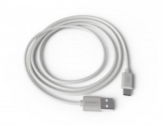 CABO GROOVY USB-A A TIPO C COMPRIMENTO 1 MT COR BRANCO