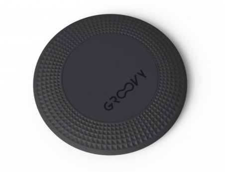 CARREGADOR GROOVY SMARTPHONES WIRELESS 5W COR CINZA ESCURO