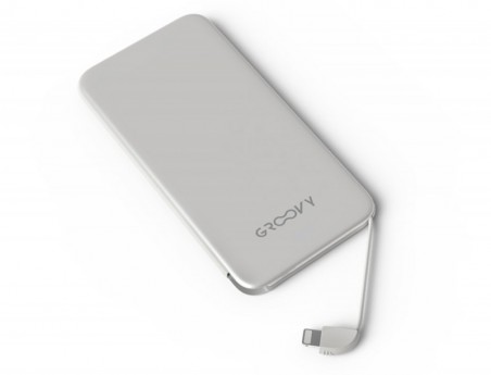 BATERIA EXTERNA GROOVY 4000MAH PARA DISPOSITIVOS APPLE LIGHT