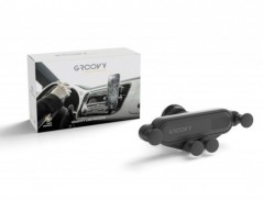 SUPORTE MOVEL PARA CARRO GROOVY GRAVITY COR PRETO