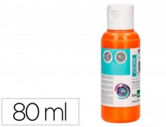 PINTURA ACRILICA LIDERPAPEL FRASCO DE 80 ML LARANJA