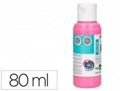 PINTURA ACRILICA LIDERPAPEL FRASCO DE 80 ML ROSA