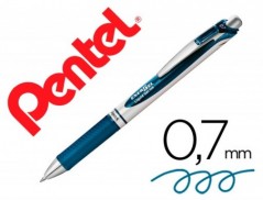 12un ROLLER PENTEL BL77 0,7 MM ENERGEL RECTRACTIL AZUL MARIN