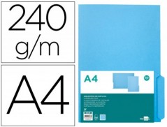 50un CLASSIFICADOR LIDERPAPEL EM CARTOLINA DIN A4 PESTANA DI