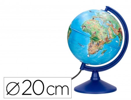 GLOBO LIDERPAPEL COM LUZ FISICO E POLITICO COM ANIMAIS DIAME