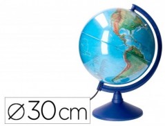 GLOBO ANTARTIK COM LUZ FISICO E POLITICO DIAMETRO 30 CM