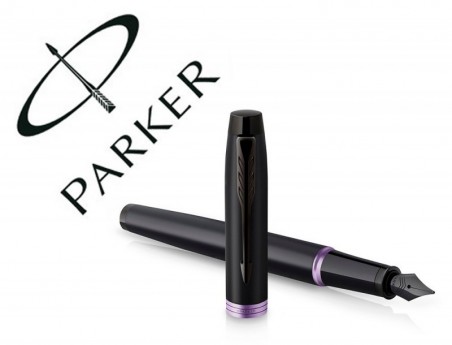 CANETA PARKER IM PROFESSIONAL ANEL LILAS APARO F EM ESTOJO D