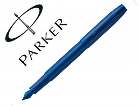 CANETA PARKER IM MONOCHROME AZUL APARO F EM ESTOJO DE OFERTA