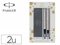 CONJUNTO PARKER IM ESSENTIAL AÇO CT ESFEROGRAFICA + CANETA