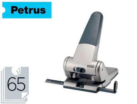 FURADOR PETRUS 305 METALICO CAPACIDADE DE 65 FOLHAS COR PRAT