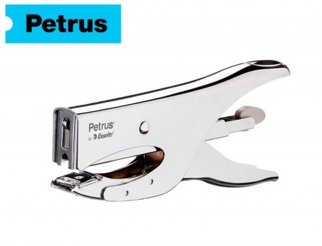 AGRAFADOR PETRUS DE ALICATE 222 METALICO CAPACIDADE 40 FOLHA