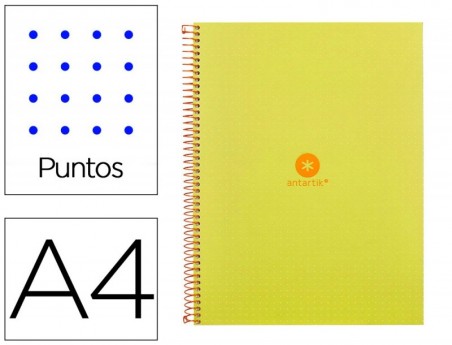 CADERNO ESPIRAL LIDERPAPEL A4 MICRO ANTARTIK CAPA FORRADA 80
