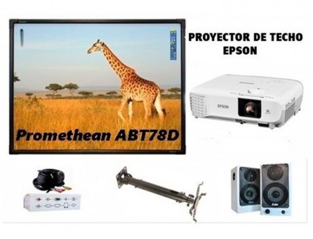 PIZARRA INTERACTIVA PROMETHEAN AB10T78D TACTIL 78" CON PROYE