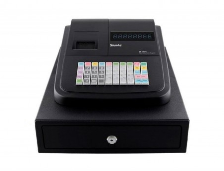 CAIXA REGISTADORA SAM4S ER-180U 16 DEPARTAMENTOS VISOR LED G