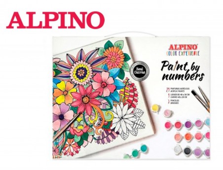 CONJUNTO DE PINTURA ALPINO COLOR EXPERIENCE PINTA POR NUMERO
