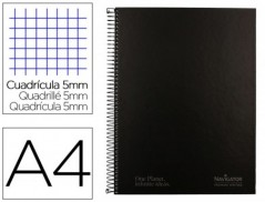 CADERNO ESPIRAL NAVIGATOR A4 MICRO CAPA FORRADA 80 F 80 GR Q