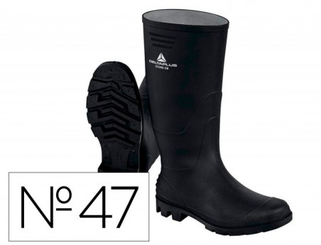 BOTAS DELTAPLUS DE SEGURANCA STONE PVC PRETO SOLA DE PITOES