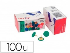 PIONESES LISMANIA OFFICE COR VERDE CAIXA DE 100 UNIDADES