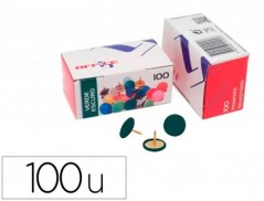 PIONESES LISMANIA OFFICE COR VERDE ESCURO CAIXA DE 100 UNIDA