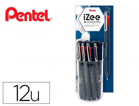 ESFEROGRAFICA PENTEL IZEE MULTICOLOR EM COPO EXPOSITOR COM 1
