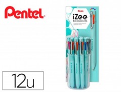 ESFEROGRAFICA PENTEL IZEE MULTICOLOR EM COPO EXPOSITOR COM 1