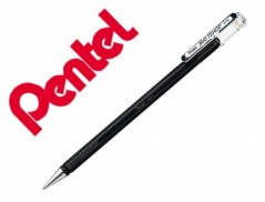 12un ROLLER GEL PENTEL K110 MATTEHOP COR PRETO PONTA DE 1 MM